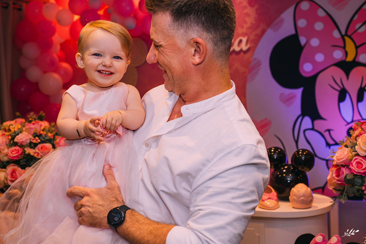 Aniversário infantil; aniversário menina; um ano; primeiro aninho; aniversário minnie; for kids espaço de festa São Leopoldo.