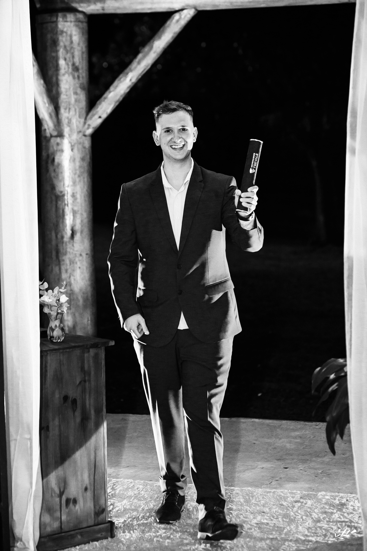 festa formatura; formatura gestão financeira feevale; recepção de graduação em gestão financeira feevale; sítio dos becker.