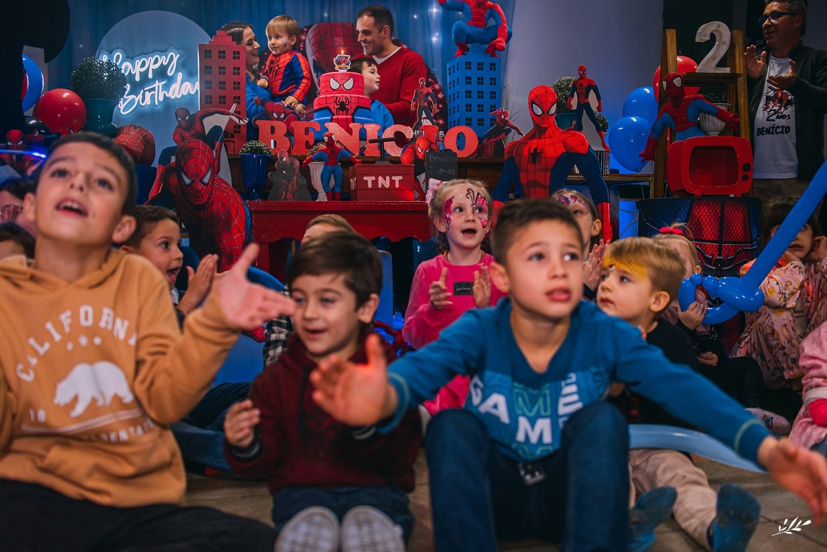 aniversário infantil; aniversário menino; aniversário 2 anos; aniversário homem aranha; Superdivertido canoas rs.