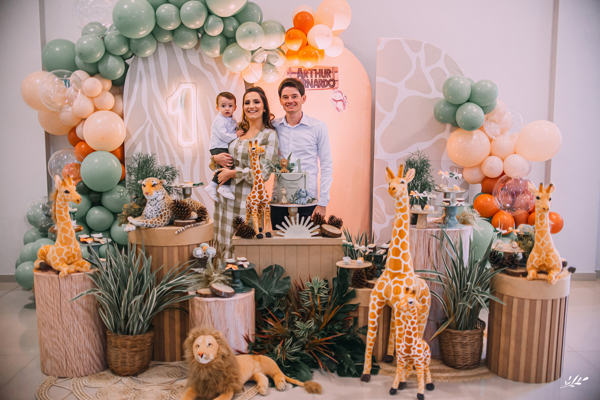 aniversário infantil menino; aniversário 1 ano; primeiro aninho; festa da selva; fortes eventos taquara rs.