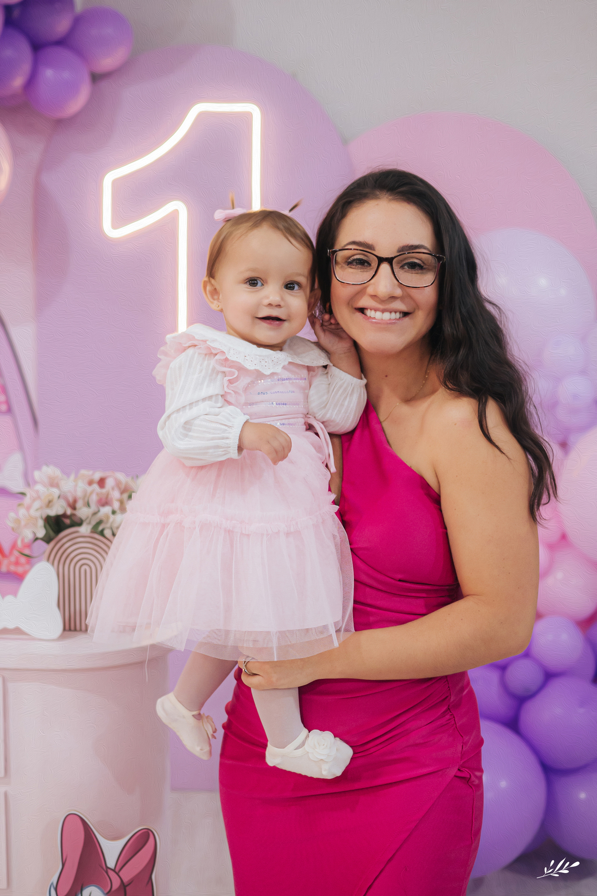 aniversário primeiro aninho; 1 aninho menina; tema festa minnie; giz de cera festa novo hamburgo.