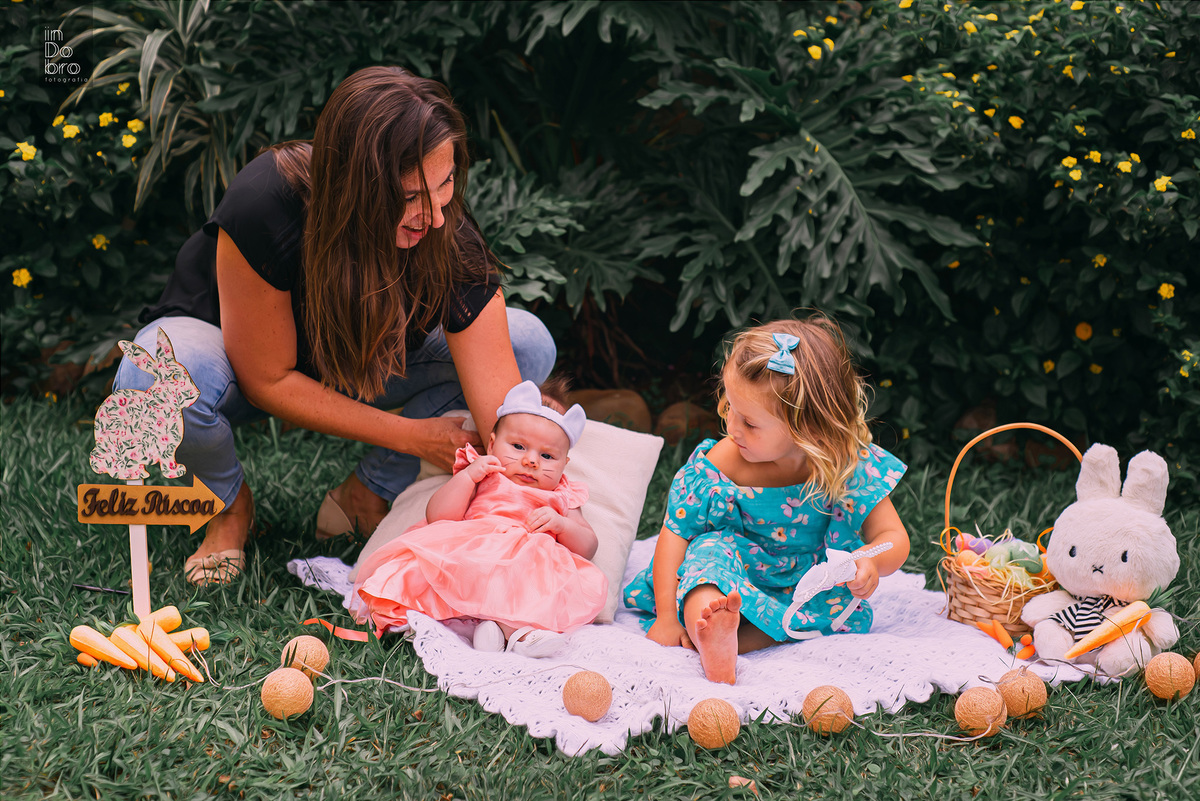 ensaio de família; ensaio infantil; ensaio páscoa; ensaio em casa; ensaio em Rolante - RS.