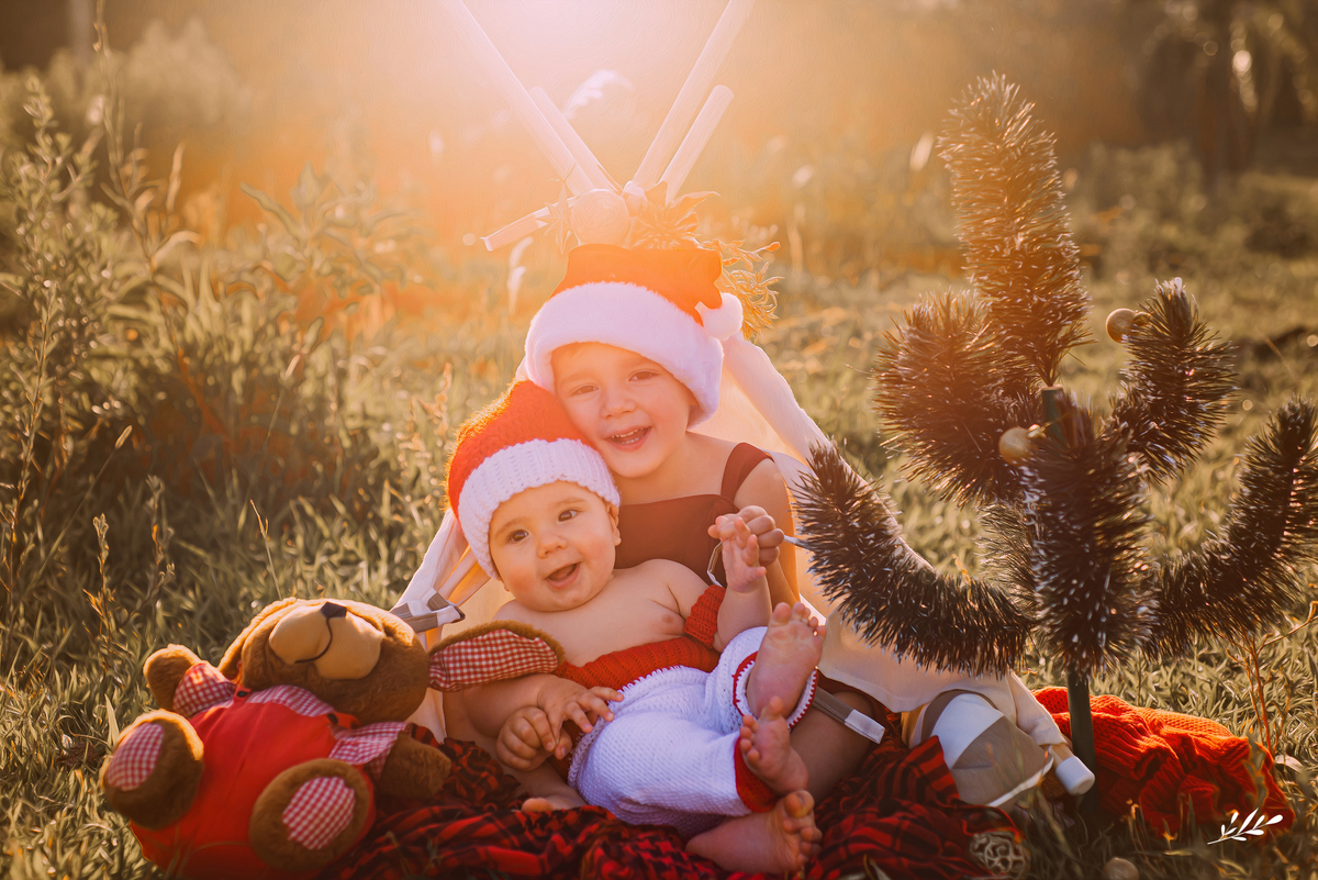ensaio infantil; ensaio Natal; ensaio natalino; ensaio bebê; cenário de Natal