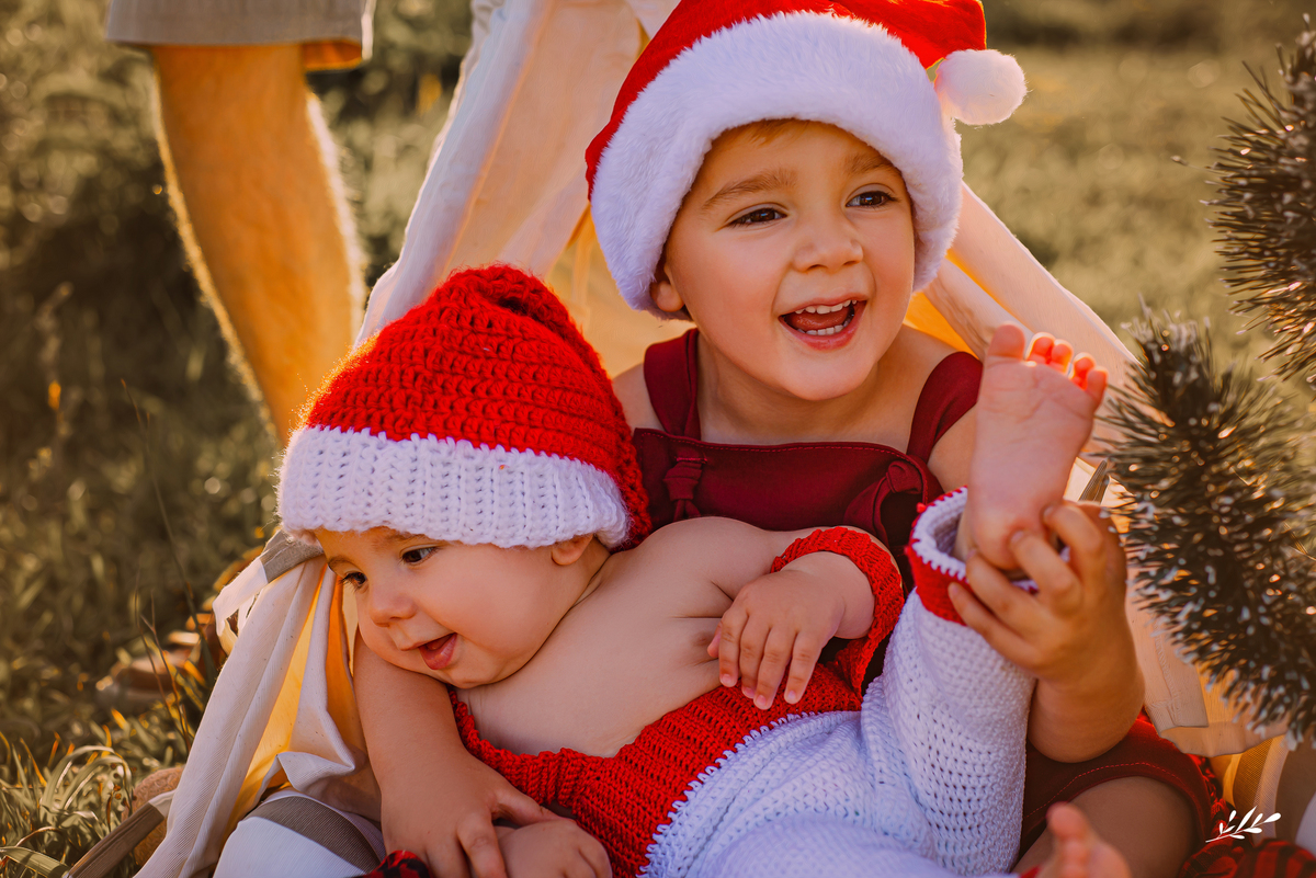 ensaio infantil; ensaio Natal; ensaio natalino; ensaio bebê; cenário de Natal