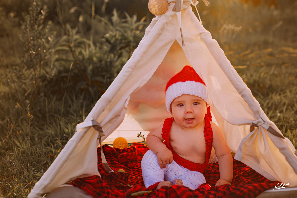 ensaio infantil; ensaio Natal; ensaio natalino; ensaio bebê; cenário de Natal