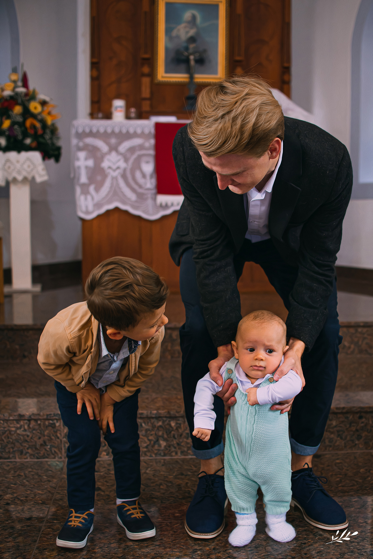 batizado; infantil; 2 meses; dois irmãos; rs; benjamin; batizado luterano.