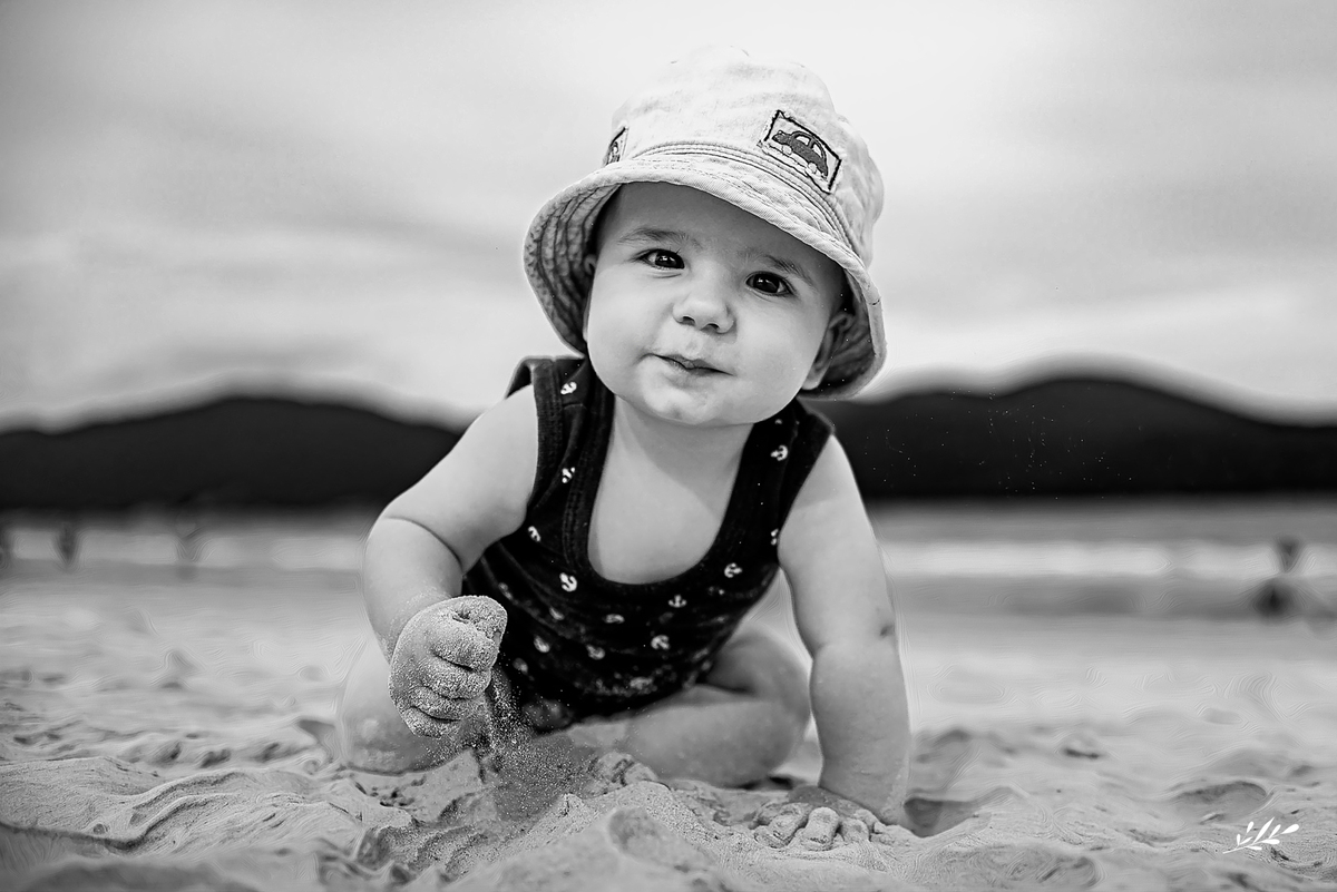 ensaio infantil; acompanhamento mensal; acompanhamento infantil; acompanhamento bebê; ensaio bebê; ensaio de 8 meses; liam; ensaio praia do sonho; palhoça; sc; ensaio família; ensaio na praia.