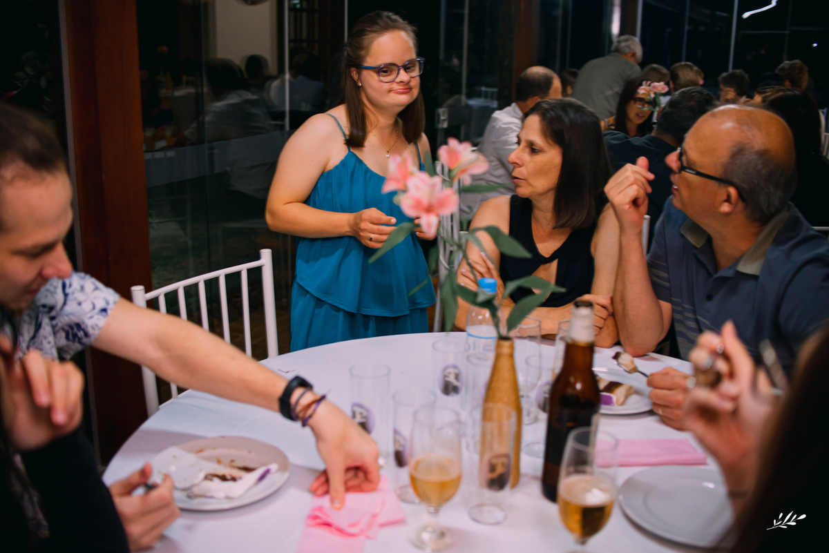 formatura; formatura pedagogia; formanda síndrome de down; ISEI; instituto superior de educação Ivoti. 