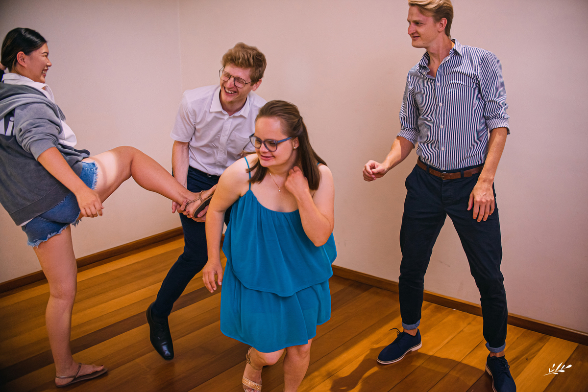 formatura; formatura pedagogia; formanda síndrome de down; ISEI; instituto superior de educação Ivoti. 