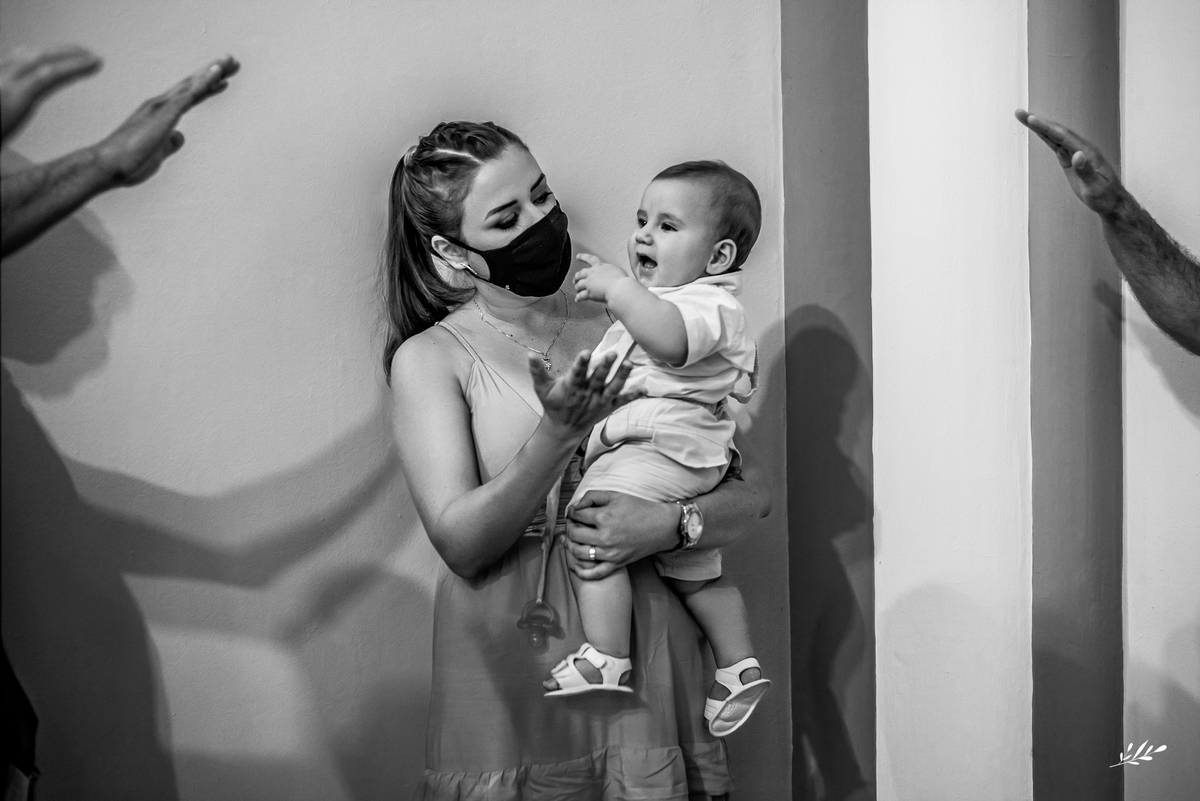 Batizado; batizado católico; batizado em casa.