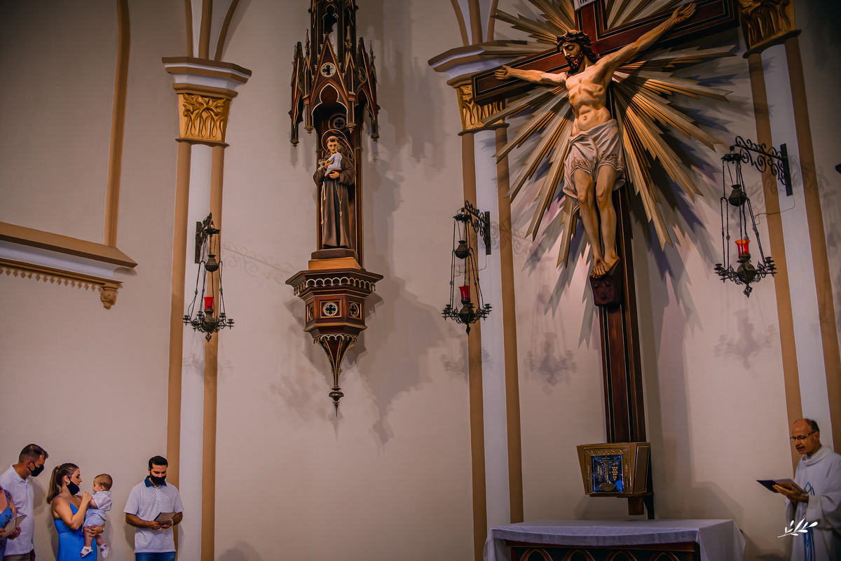 Batizado; batizado católico; batizado em casa.