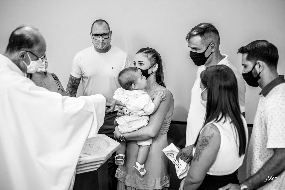 Batizado; batizado católico; batizado em casa.