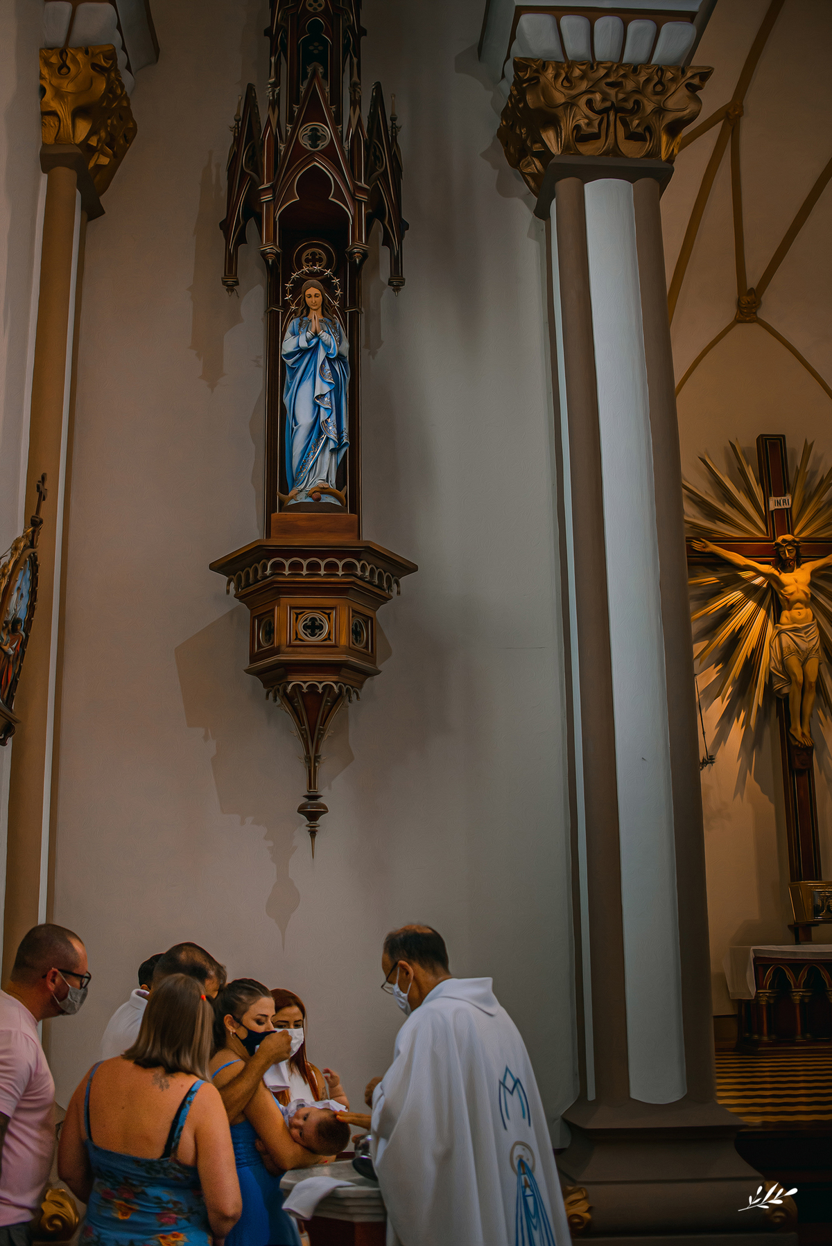 Batizado; batizado católico; batizado em casa.