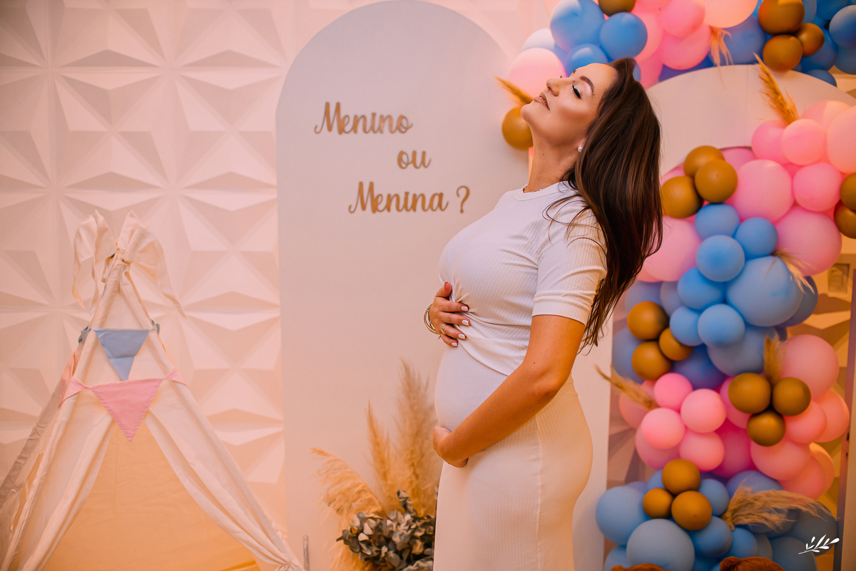 chá de revelação; revelação do bebê; chá do bebê.