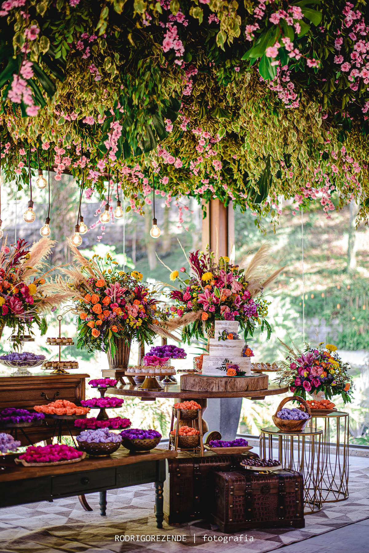 decoração, , casa do alto, casamento , céu azul 