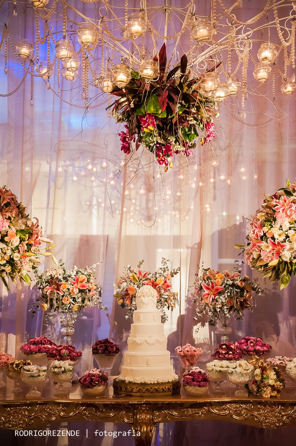 decoração de casamento coliseum bolo