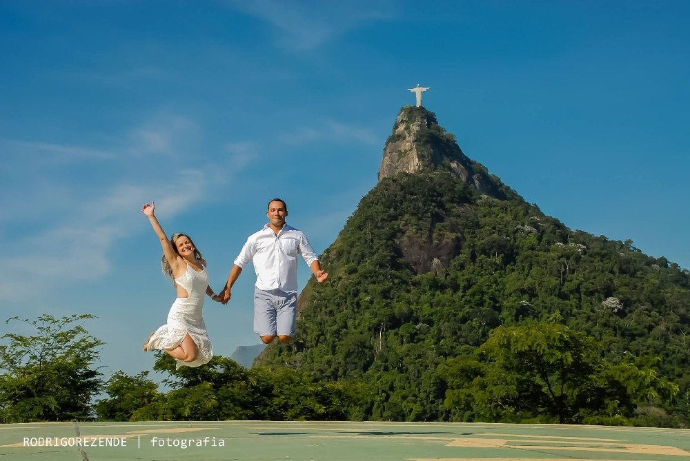 ensaio de casamento pão de açúcar corcovado rj fotos descontraidas