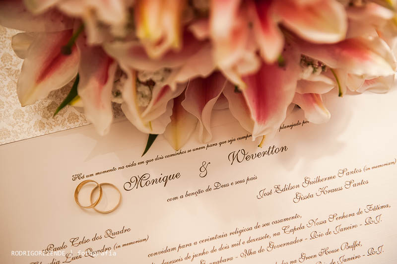 making of guanabara garden, convite noivos