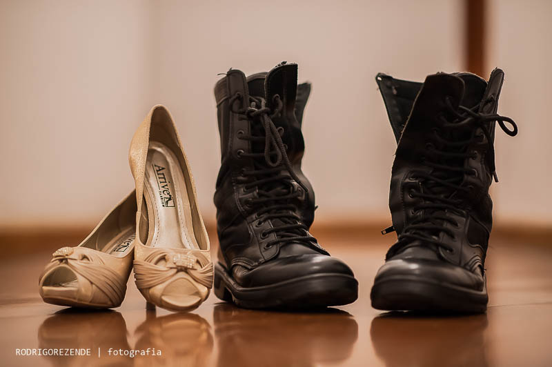 making of guanabara garden, sapato noiva