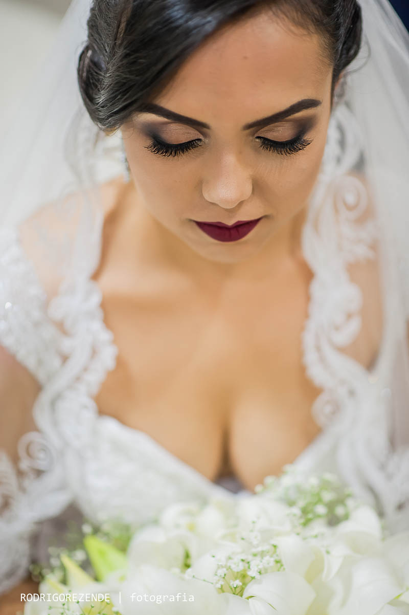 making of da noiva em casa, maquiagem, vestido da noiva