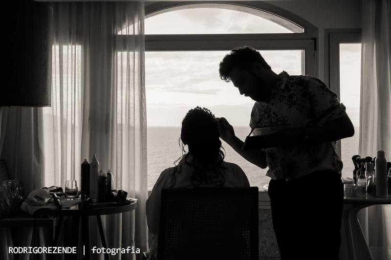 Making Of noiva, maquiagem