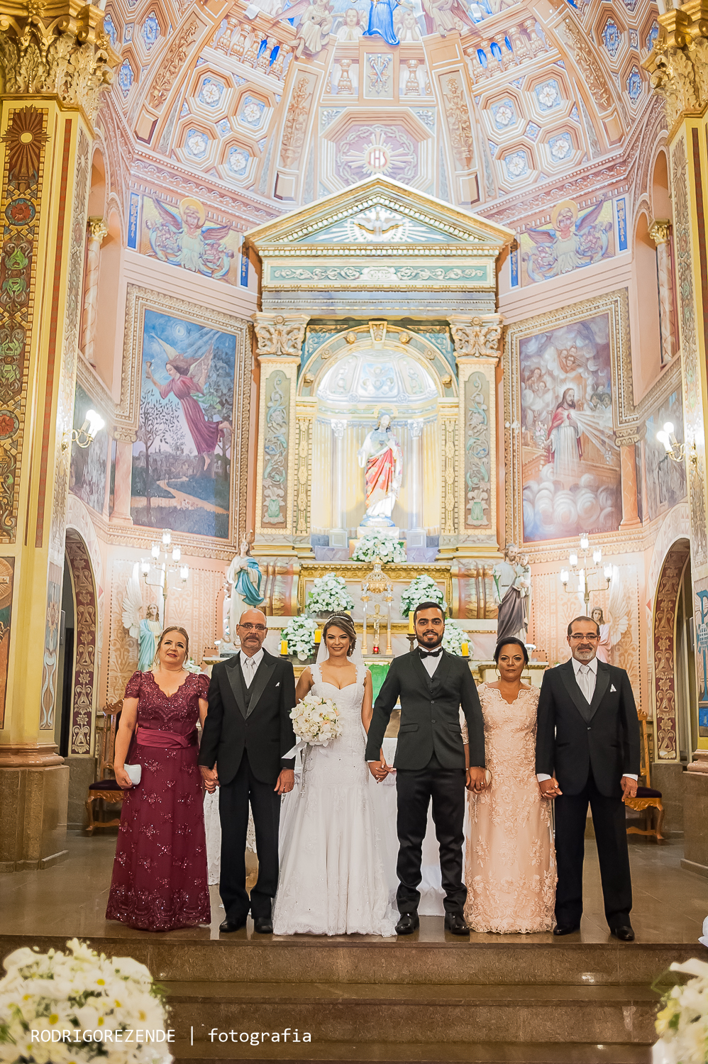 cerimônia, igreja coração de jesus