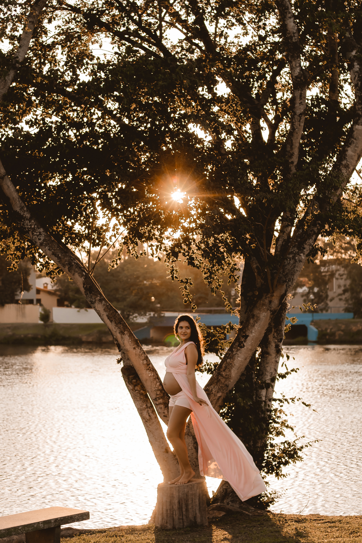 ideias de pose de gestante