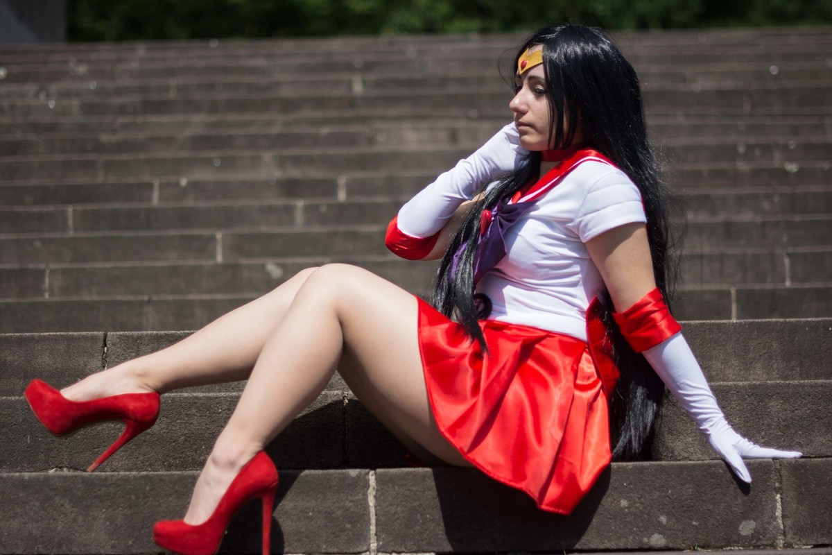 cosplay-Sailor Mars-Caxias do sul
