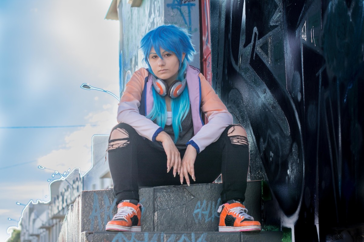 cosplay-Sly Blue-Caxias do sul