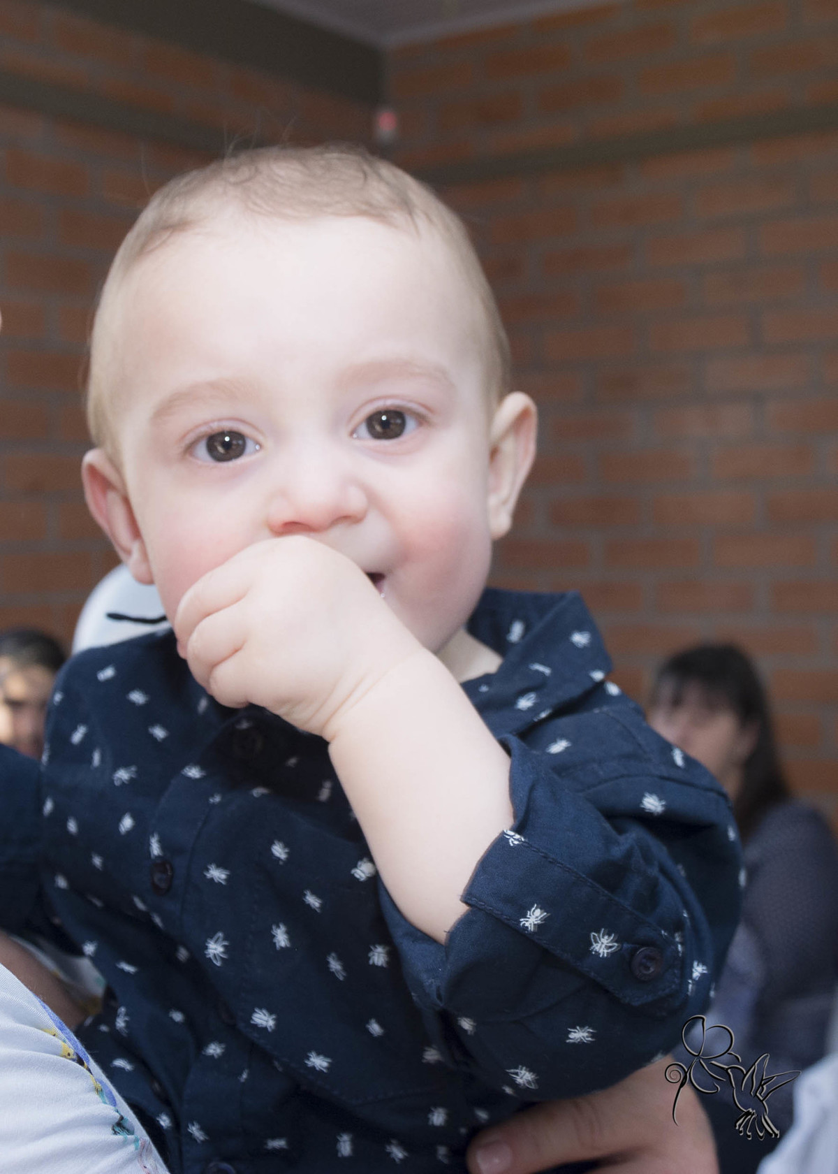 Momento dedo na boca, by Eli Matos registra Gustavo chupando dedo