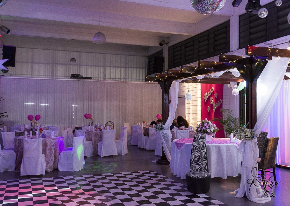 Foto do salão na festa da Eduarda, by Eli Matos clicando