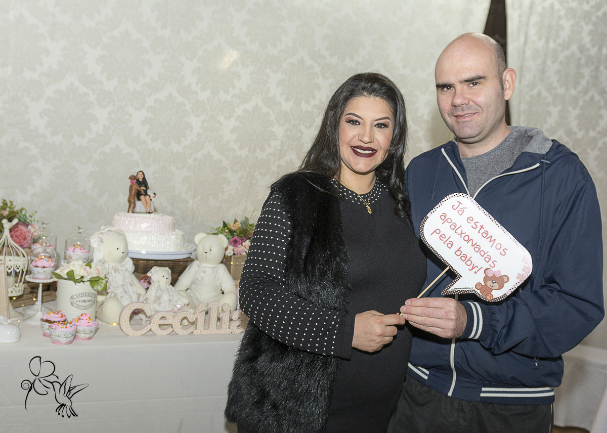 Papai e mamãe de Cecilia, felizes a espera da bebê, registro de by Eli Matos