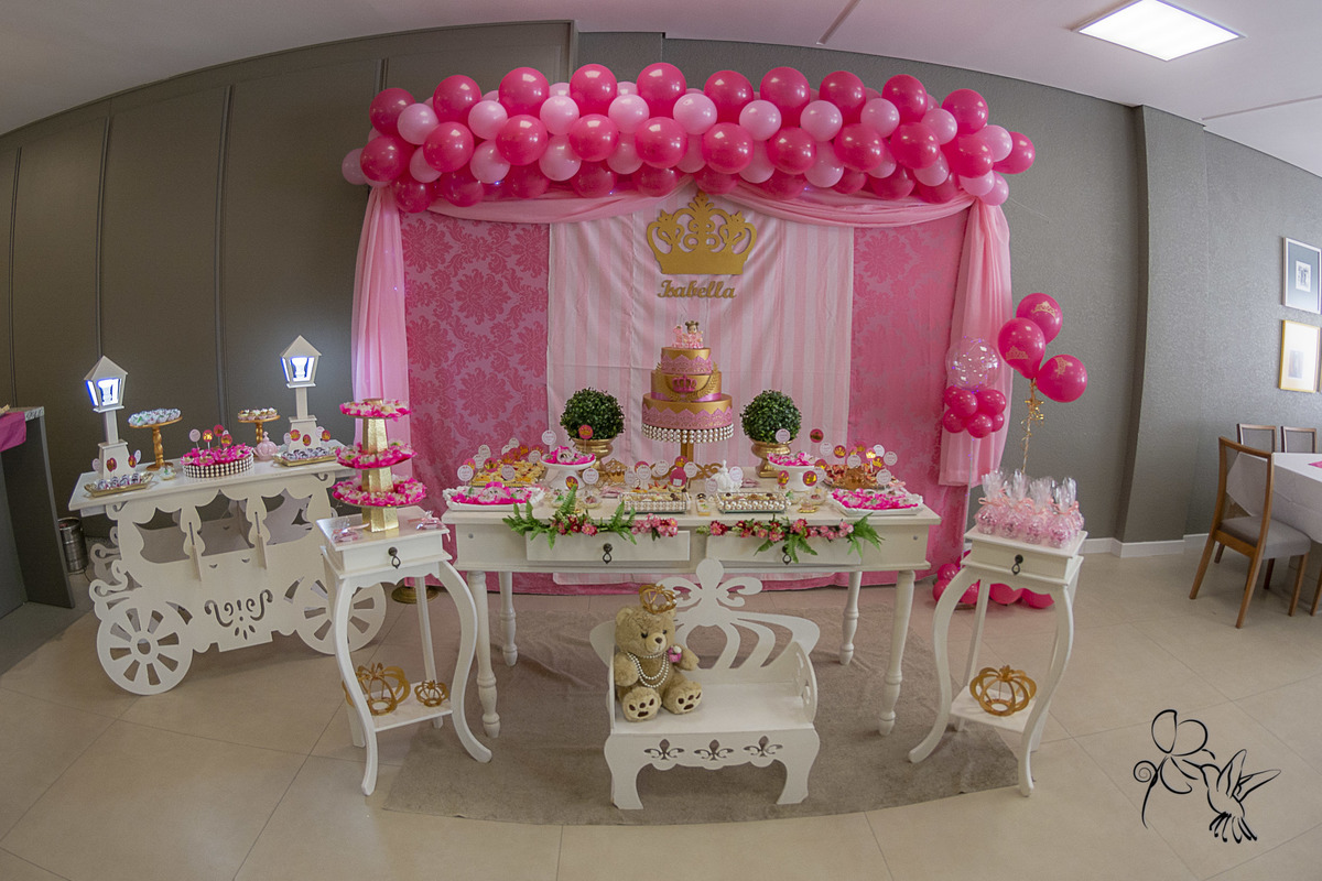 painel principal da festa de Isabella, um aninho clicado por by Eli Matos