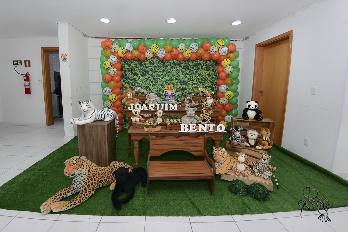 Painel principal com o tema safári, clique de by Eli Matos