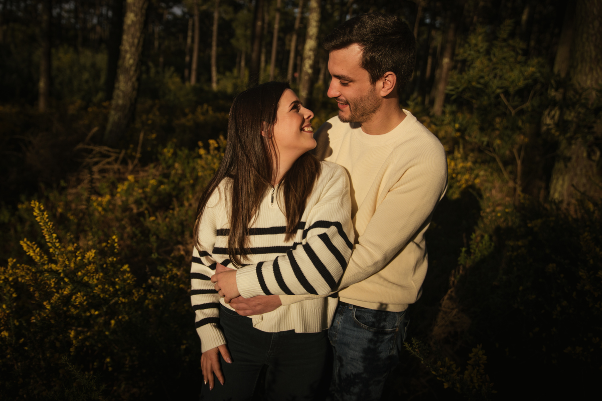 sessão fotográfica de noivado