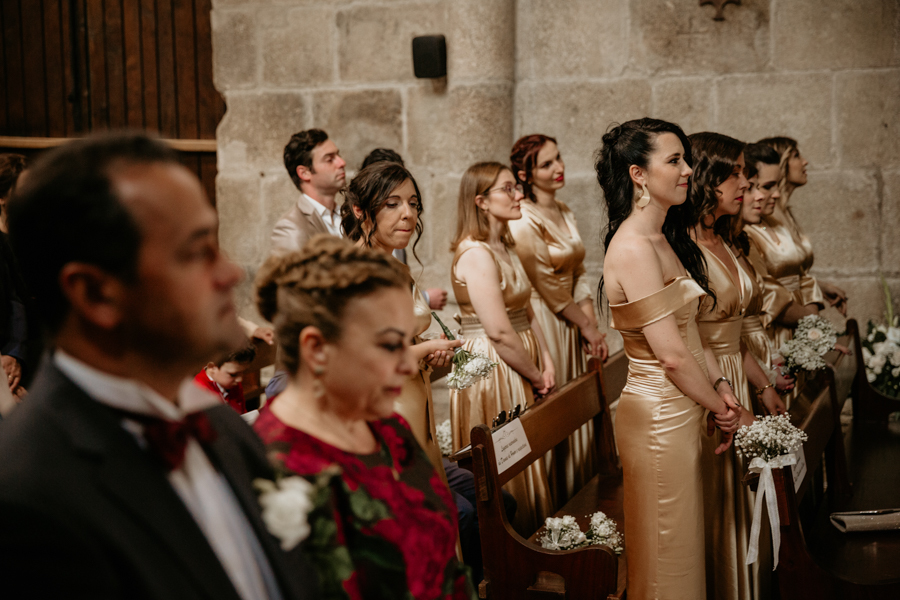 Entrada na igreja da noiva