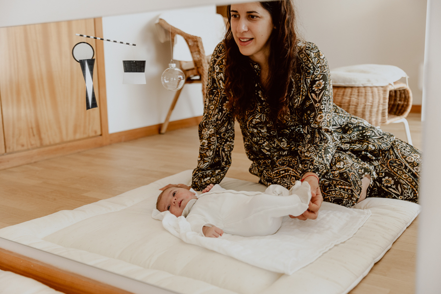 sessão fotográfica em casa