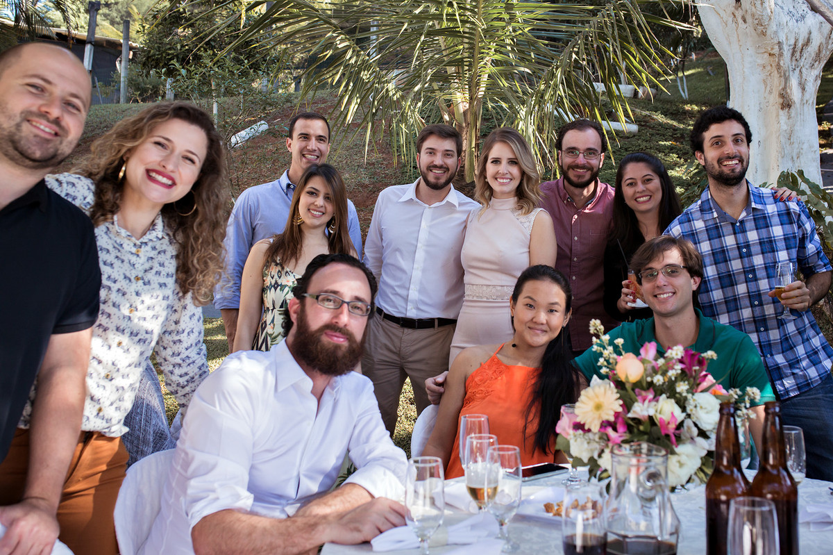 Noivado do casal em família e amigos - Taubaté - Chácaras Cataguá - Fotografia Anderson Barboza