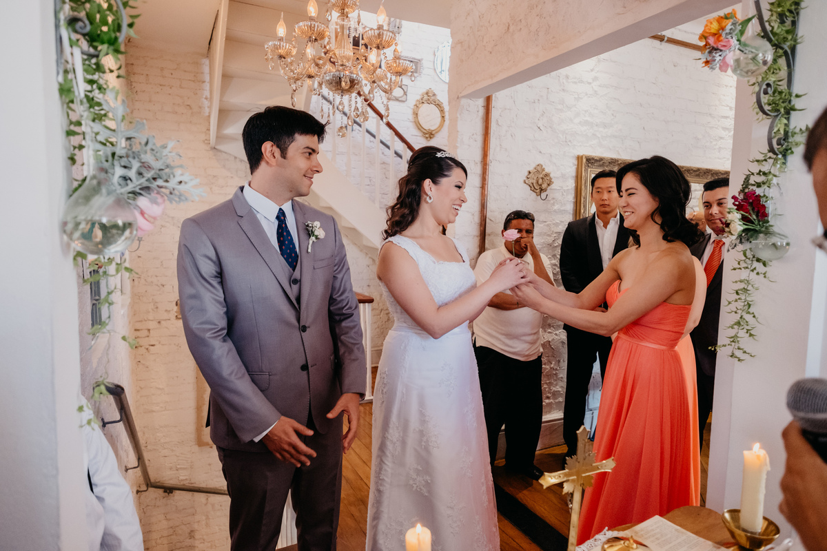 Noivos e convidados - Detalhes do Espaço - Mini Wedding - Casinha Quintal - Fotografo Anderson Barboza 