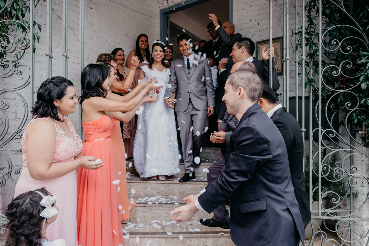 Saída dos noivos - Mini Wedding - Casinha Quintal - Fotografo Anderson Barboza 