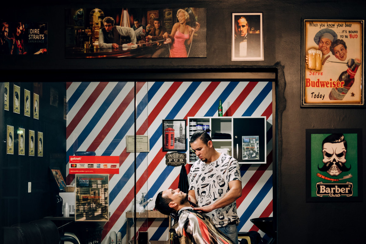 Making of do noivo na barbearia - Mini wedding Buffet Requinte - Fotografo Anderson Barboza - Taubaté-SP