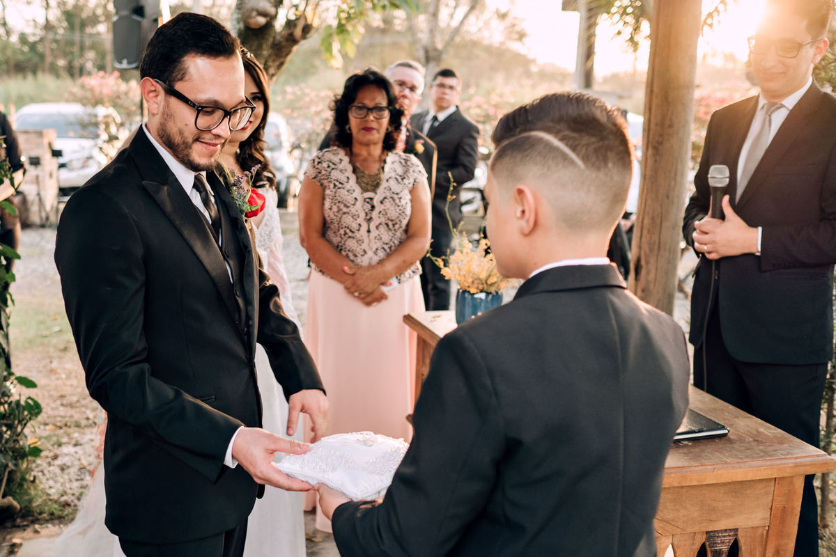 Mini wedding fim de tarde, ao por do sol - Buffet Requinte - Fotografo Anderson Barboza - Taubaté-SP