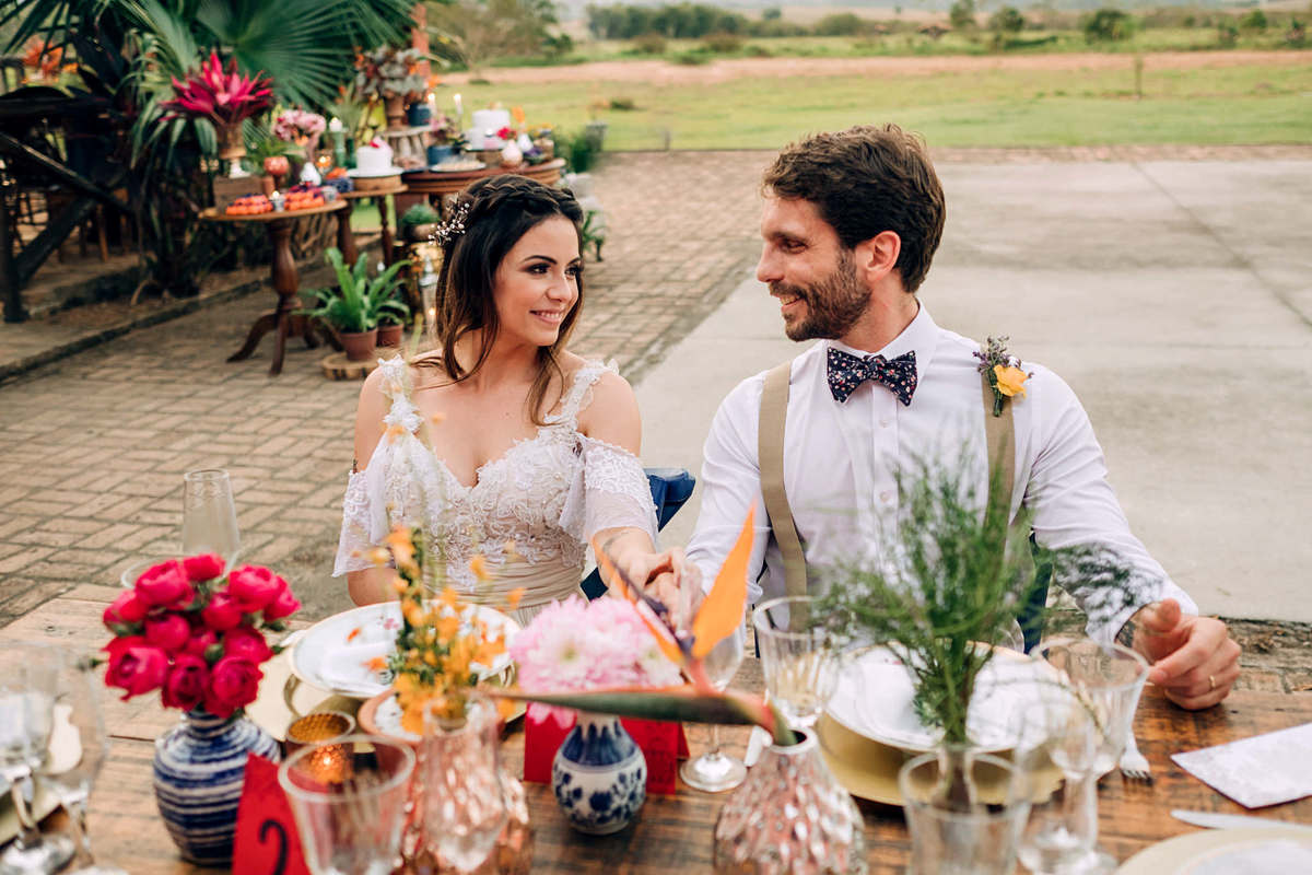 Elopement Wedding - Editorial Boho-Restaurante Alecrim Carla Lamim Rita Martins Anderson Barboza Fotografia Cappuccino Filmes Acontece Feito Nós Léo Chaves Angela Soares Anna Karina Josephine Noivas Las Marias VG Dândis Natalia Graziele Mariana leite