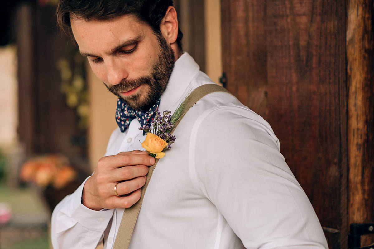 Making of noivo - Editorial Boho-Restaurante Alecrim Carla Lamim Rita Martins Anderson Barboza Fotografia Cappuccino Filmes Acontece Feito Nós Léo Chaves Angela Soares Anna Karina Josephine Noivas Las Marias VG Dândis Natalia Graziele Mariana leite