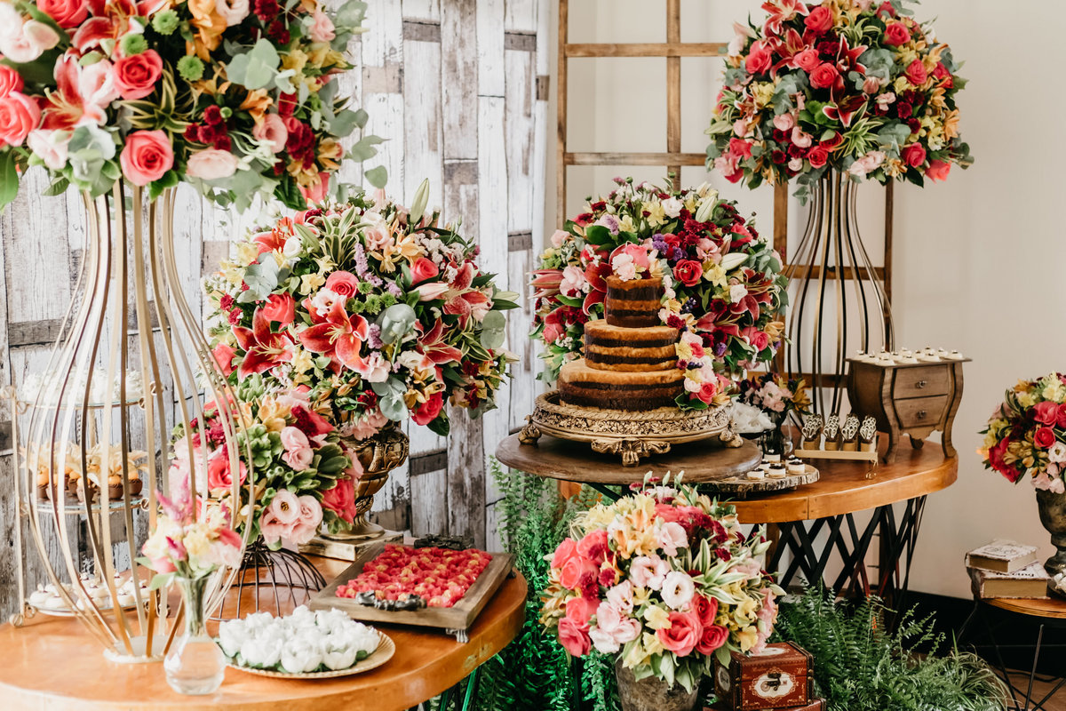 Decoração do casamento intimista de dia. Fotografia Anderson Barboza