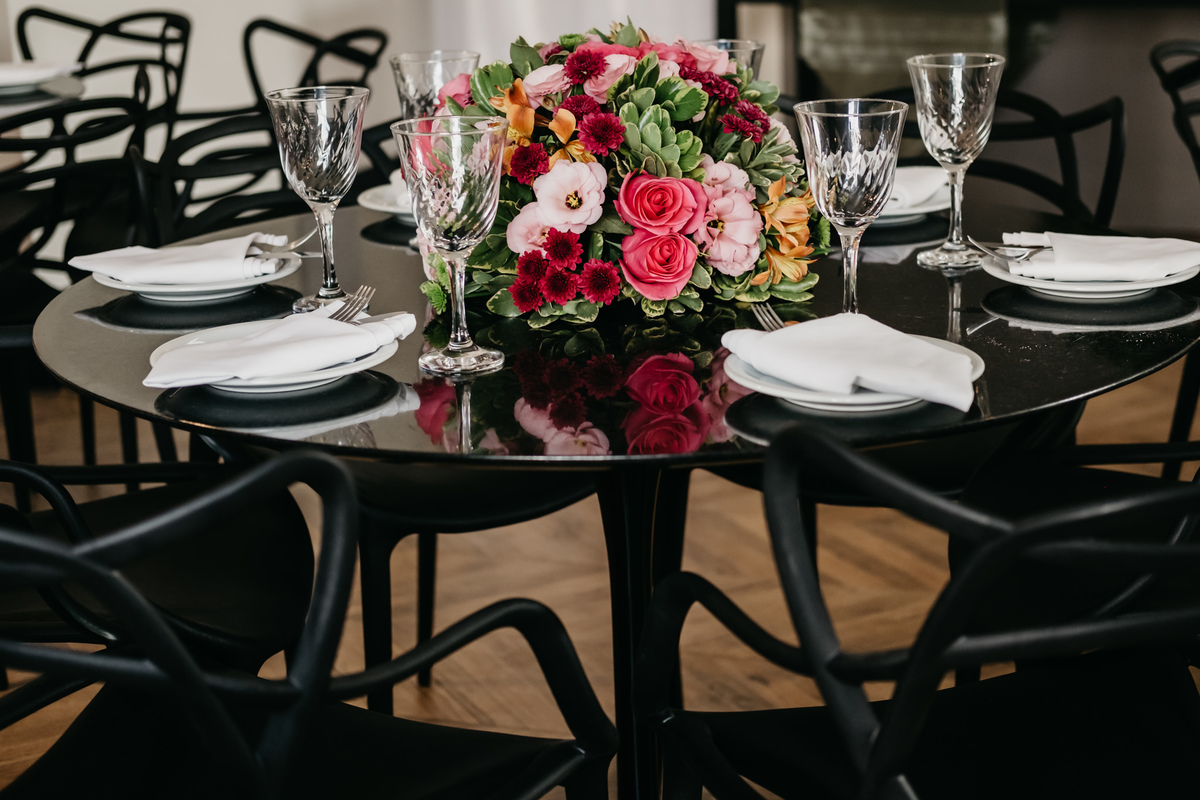 Decoração do casamento intimista de dia. Fotografia Anderson Barboza