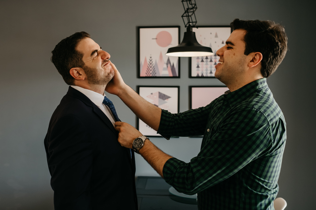 Making of do noivo, casamento intimista, mini wedding de dia, Fotografia Anderson Barboza - Taubaté-SP