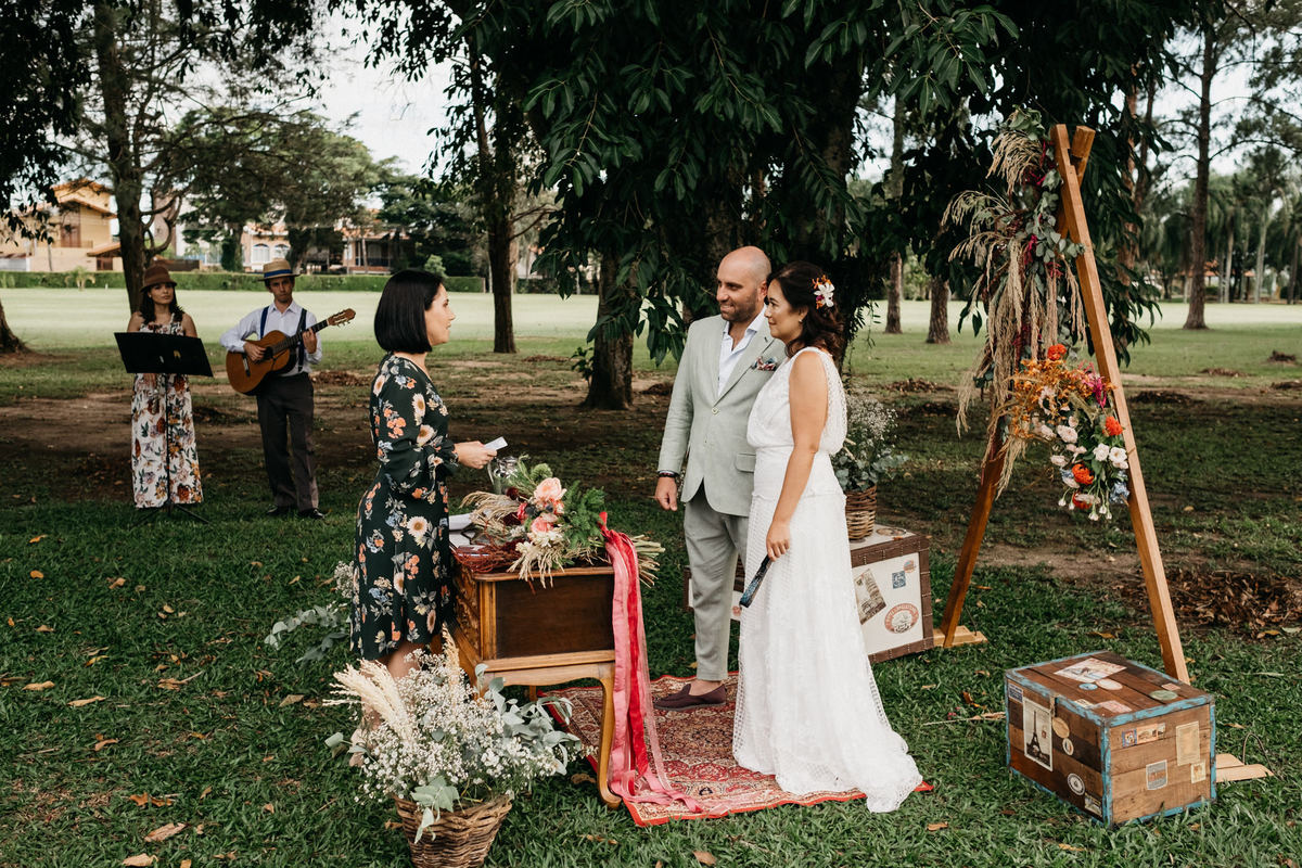 Editorial de Casamento no Campo, estilo Elopement Wedding - Hotel e Golfe Clube dos 500, Fotografia Anderson Barboza - Taubaté-SP
