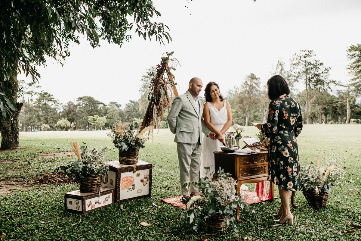 Editorial de Casamento no Campo, estilo Elopement Wedding - Hotel e Golfe Clube dos 500, Fotografia Anderson Barboza - Taubaté-SP