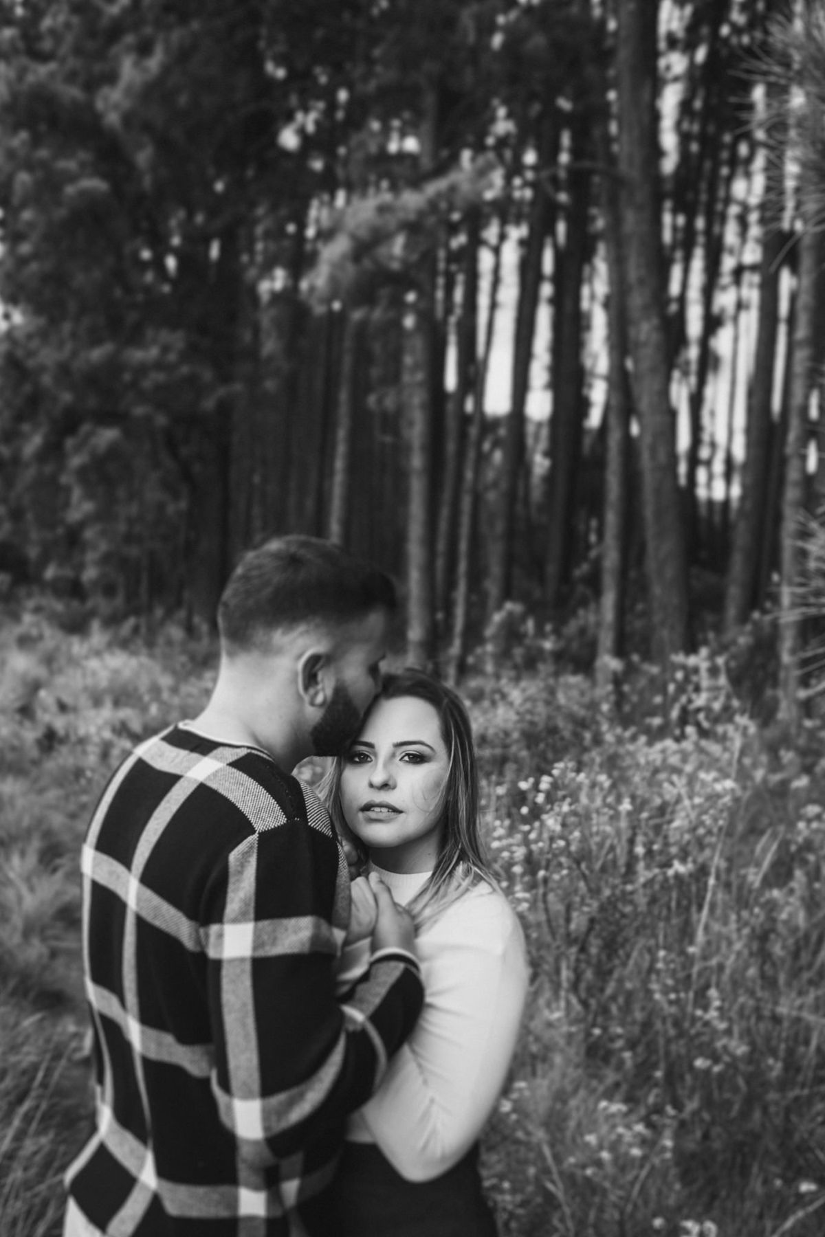 Roupa para Ensaio de Casal na estrada, pico do Itapeva - Campo, fim de tarde em Campos do Jordão-